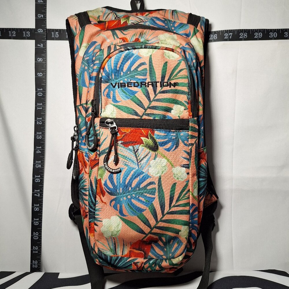 Vibedration Hydration Backpack w/o bladder - Tropical Floral - Used